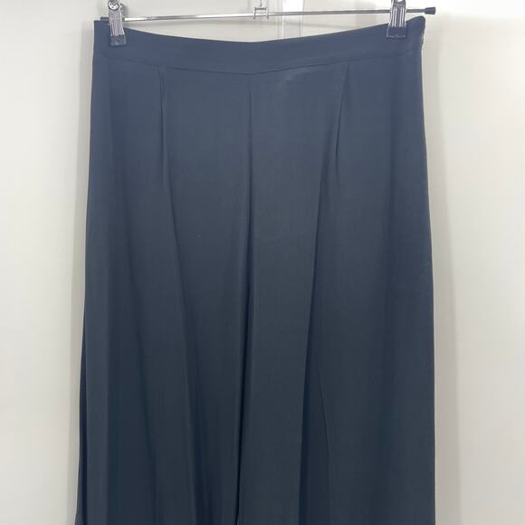 New SOFT SURROUNDINGS Casiani Pant Missy's Size 12 Wide Leg High Waist Black - Picture 2 of 12